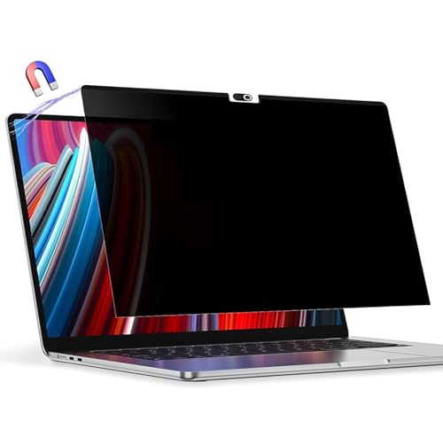 Filtro de privacidad magnético para MacBook Air 13,6", el protector portátil para café y oficina