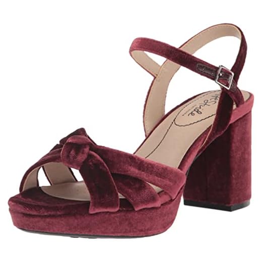 LifeStride Women's Lucky Heeled Sandal, Pinot Noir Velvet, 10