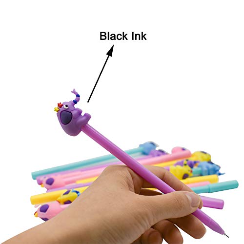 Bolígrafos Maydahui 28 pcs elephant roller negro gel miniatura 5
