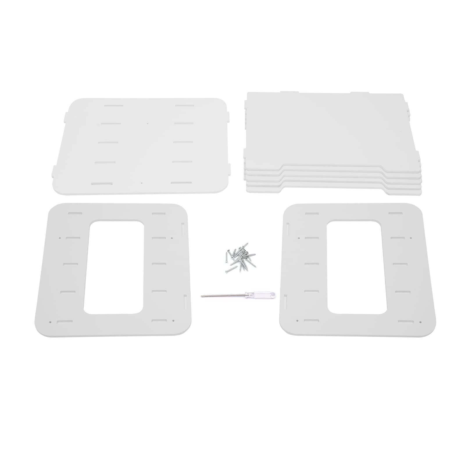 Bandeja para documentos A4, 5 compartimentos, PVC, organizador de archivos, para oficina