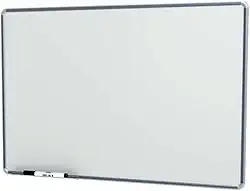 QUADRO BRANCO UV ALUMINIO FREE 120 X 090 CM, Stalo