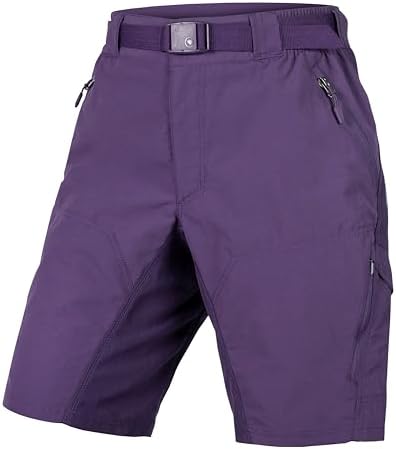 Endura Womens Hummvee Mountain Bike Baggy Cycling Short with Liner Heather, Large
