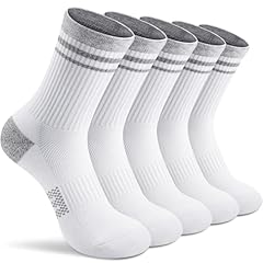 5 Pairs White