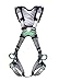 MSA 10194910 V-FIT Standard Safety Harness - Size: Extra Large, D-Ring Configuration: Back/Hip, Tongue Buckle Leg Straps, with Shoulder Padding, Full Body Harness