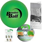The Original 9" Pilates Core Fitness Small Exercise Ball (Green with DVD)