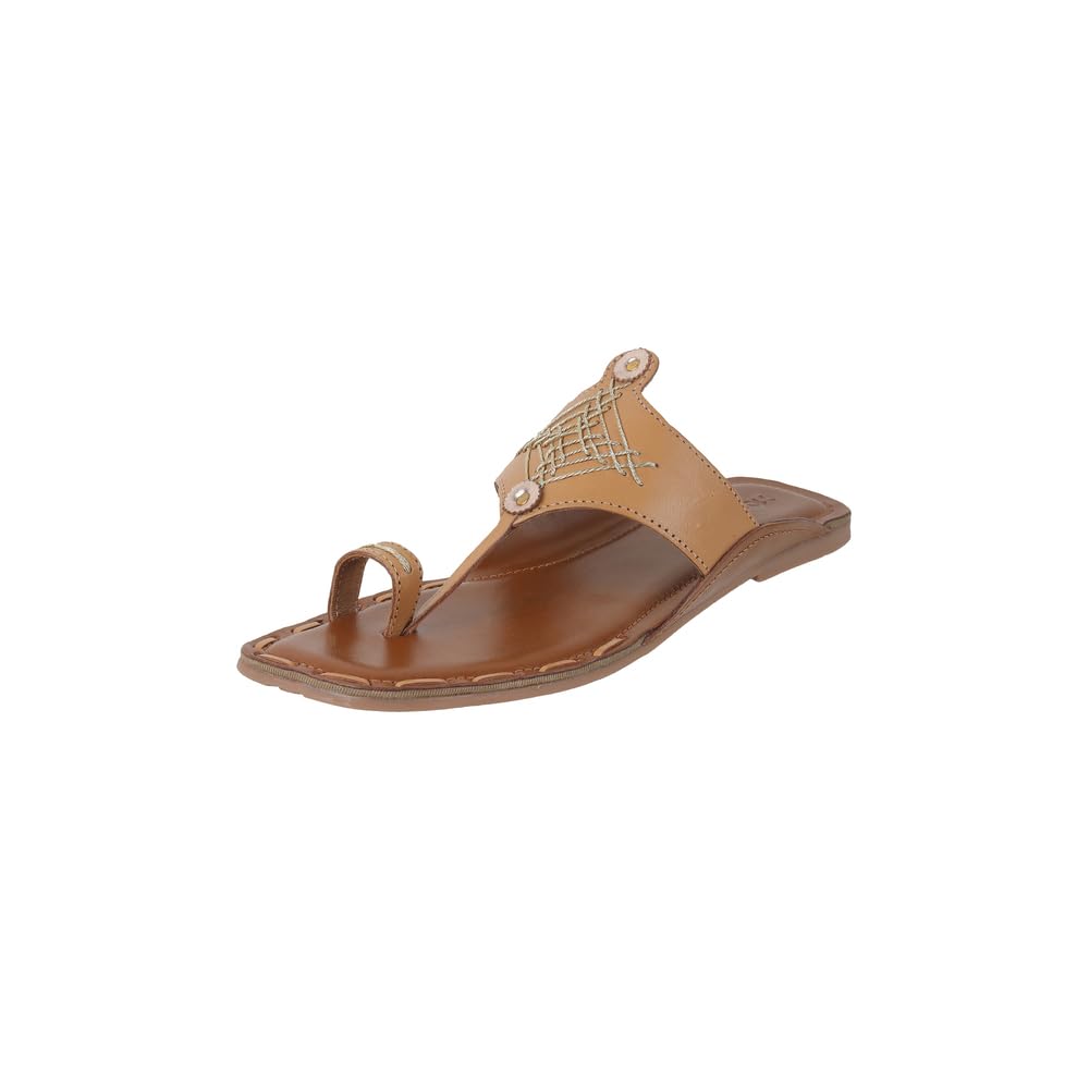 mochi Women Flat Kolhapuri Chappal-picture-49