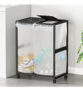 Amazon｜TTWO ゴミ袋ホルダー フタ付き 横開き 高さ調整W33.5