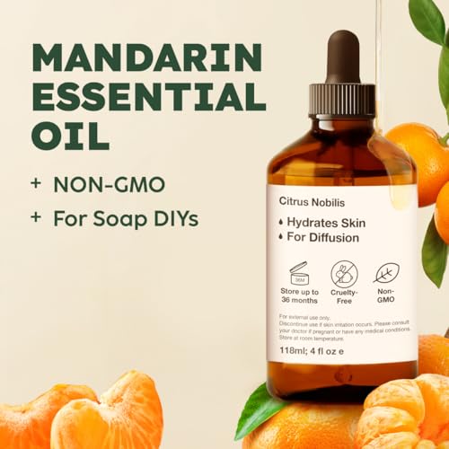 Aceite Esencial de Mandarina para Difusor - Set 2x4 Fl Oz miniatura 4