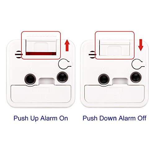 Tinload Ultra Small, Battery Travel Alarm Clock With Snooze And Light, Silent With No Ticking Analog Quartz (White) #TOP5