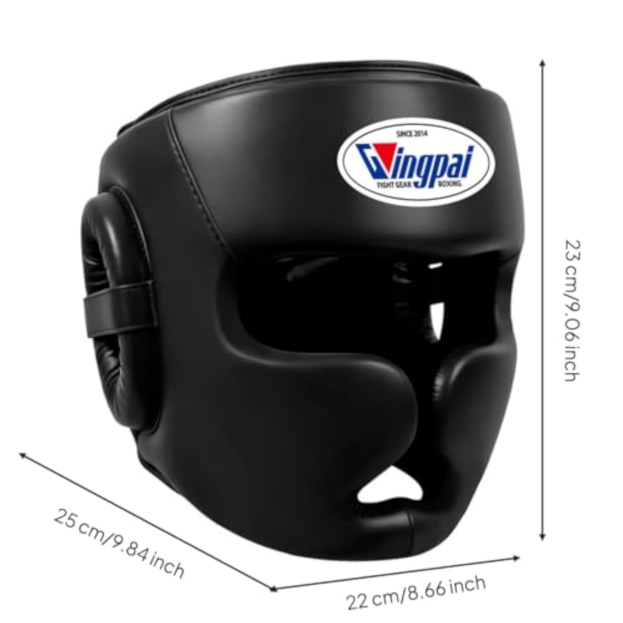 Thickened Boxing Headgear with Cheek Protection Padded Open