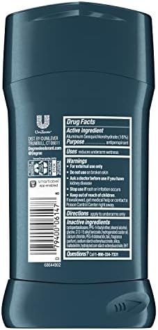 Degree Men Antiperspirant Deodorant Adventure Antiperspirant For Men With MotionSense Technology 2.7 oz, Pack of 4