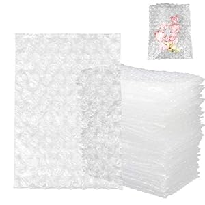 200 Pack 4×6 Inch Bubble Cushion Wrap Bags for Shipping Packing Small Clear Bubble Out Pouches Double Walled Bubble Cushioning Bags for Moving Storage