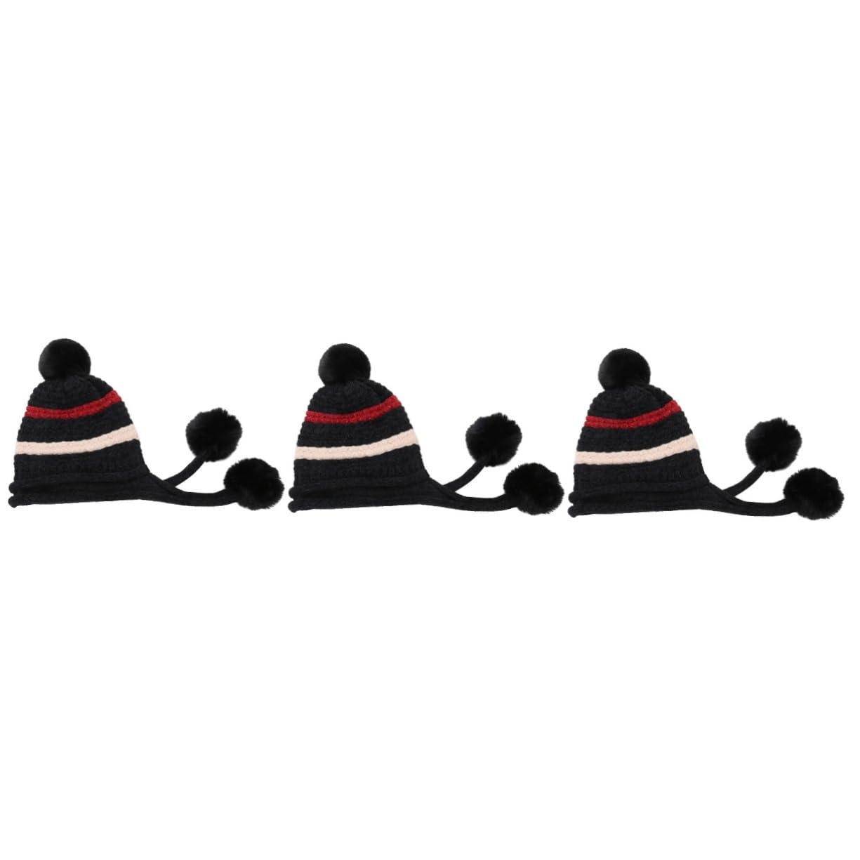 SHERCHPRY 3 gorros para bebés, orejeras para bebés, gorro con orejeras, gorro para niñas, gorro peruano, gorro de punto