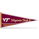 Rico Industries NCAA Virginia Tech Hokies Classic 12" x 30" Felt Wall Décor Pennant - Great for Home/Bed Room/Man Cave Décor