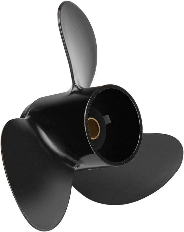 7.8 x 8 Aluminum Outboard Boat Propeller for Tohatsu & Mercury Engines 4-6HP, 12 Spline Tooth, 3R1W64516-0, Compatible with Tohatsu & Mercury 4HP 5HP 6HP, RH