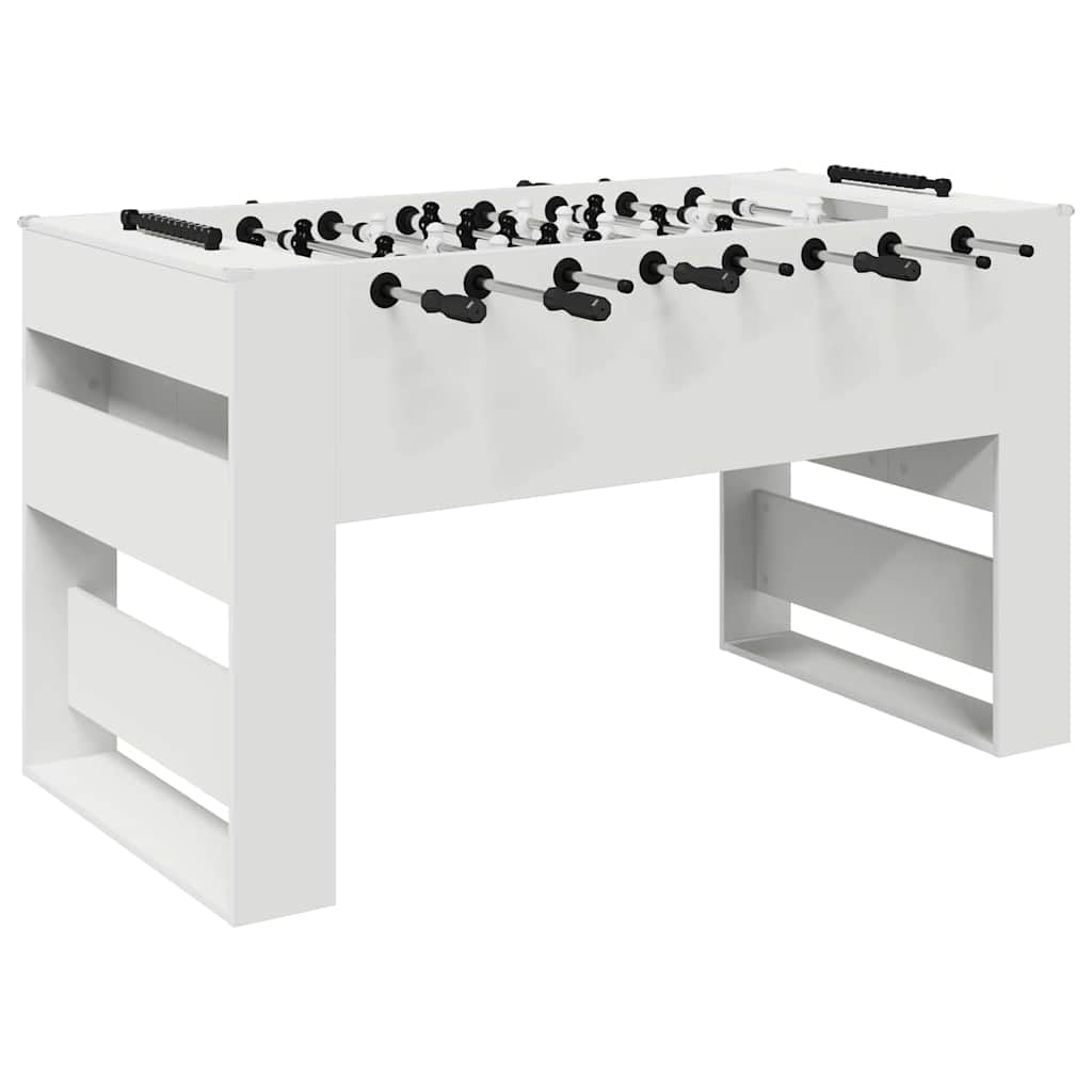 Generico Tavolo da Foosball Bianco Legno Multistrato