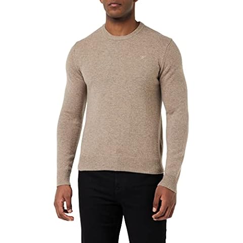 Hackett London Men's Brown Lambswool Pullover Cover