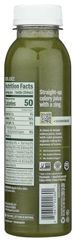 Suja Organic Cold-Pressed Celery Juice, 12 Fl Oz Bottle