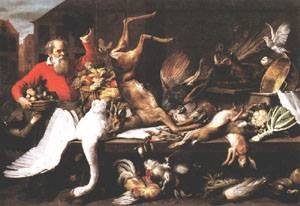 Peinture à l'huile Frans Snyders Nature Morte 50x60 cm | Toile de Maître