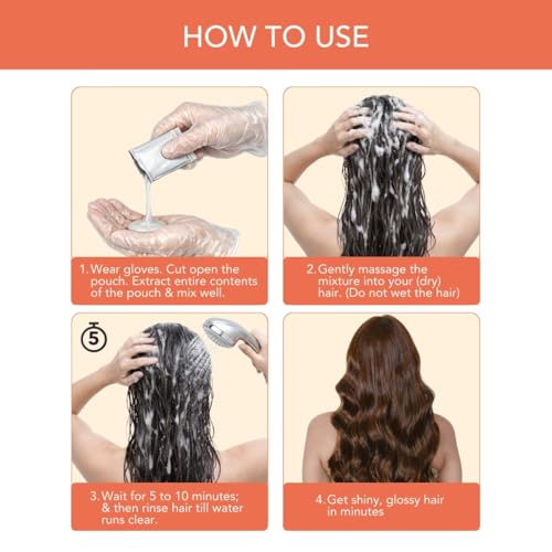 Image of Paradyes Coconut Fix Shampoo Hair Color Dark Brown 3.0, No Ammonia, Enriched with Coconut Extracts to Minimizes Dryness, 5 - Minute Grey Coverage