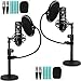 5 Core Condenser Mic Podcast Equipment Bundle w/ Shock Mount ... - Wayfair