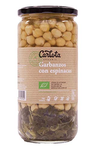 Carlota Garbanzos Con Espinacas Ecológico Organic 720Gr