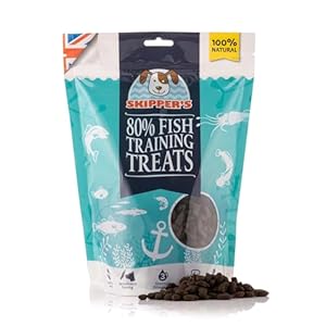 SKIPPER’S Training Treats for Dog Chews and Puppy Training Treats 500g – Source of Omega 3, Grain Free, Good for Digestion 100% Natural Ingredients No Additives