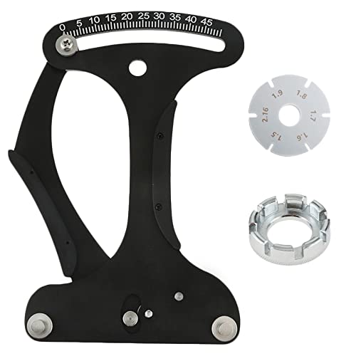 PETCHOR Spoke Tension Meter Tool Bike Indicator Meter Tensiometer, Wire Tension Adjustment Tool for...