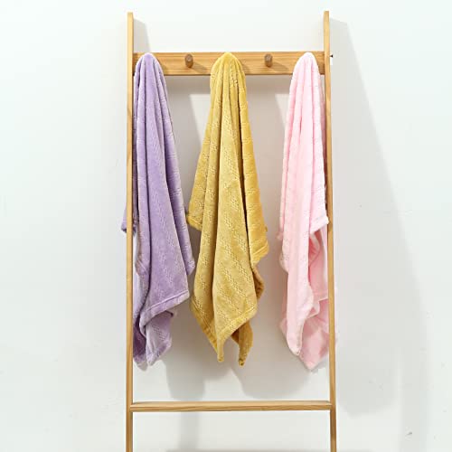 Image of CREVENT 30''X40'' Small Fluffy Warm Baby Toddler Blanket for Girls Boy Infant Toddler Crib Cot Stroller (Sunshine Yellow)
