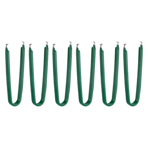 HARFINGTON 6Pcs IC Chip Extractor IC U Shape Puller Stainless Steel with Insulated Vinyl Grip Motherboard Circuit Board Component Puller Chip Extractor for PCB Removal Tool, Green