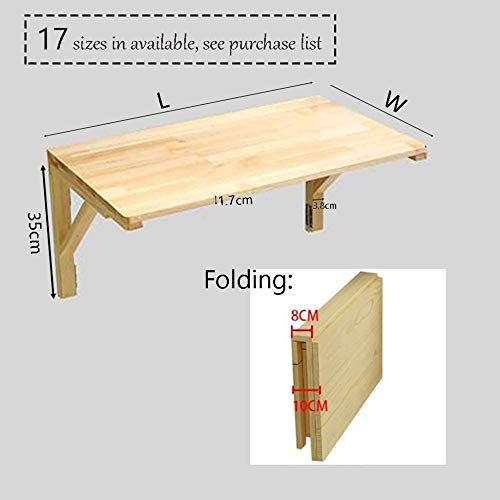 Table pliante murale en bois pour optimiser l'espace d'un petit studio