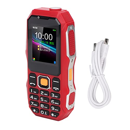 Joyzan Téléphone Portable à Gros Points de Contrôle, écran de 1.8 Pouces Grand Klaxon Mini Mobile avec Double Caméra SIM Radio Torche Robuste Batterie Senior de 5 800 MAh Longue Durée