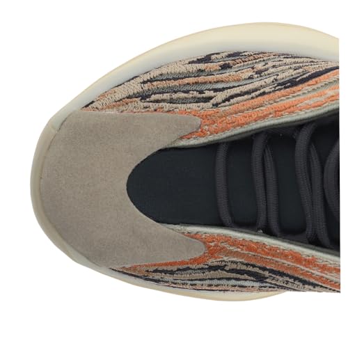 Image of adidas Yeezy Quantum Lace-Up Sneakers- Knitted Elastic Collar, Mesh Upper with RPU Cage, Boost Cushioning - Yeezy Shoes