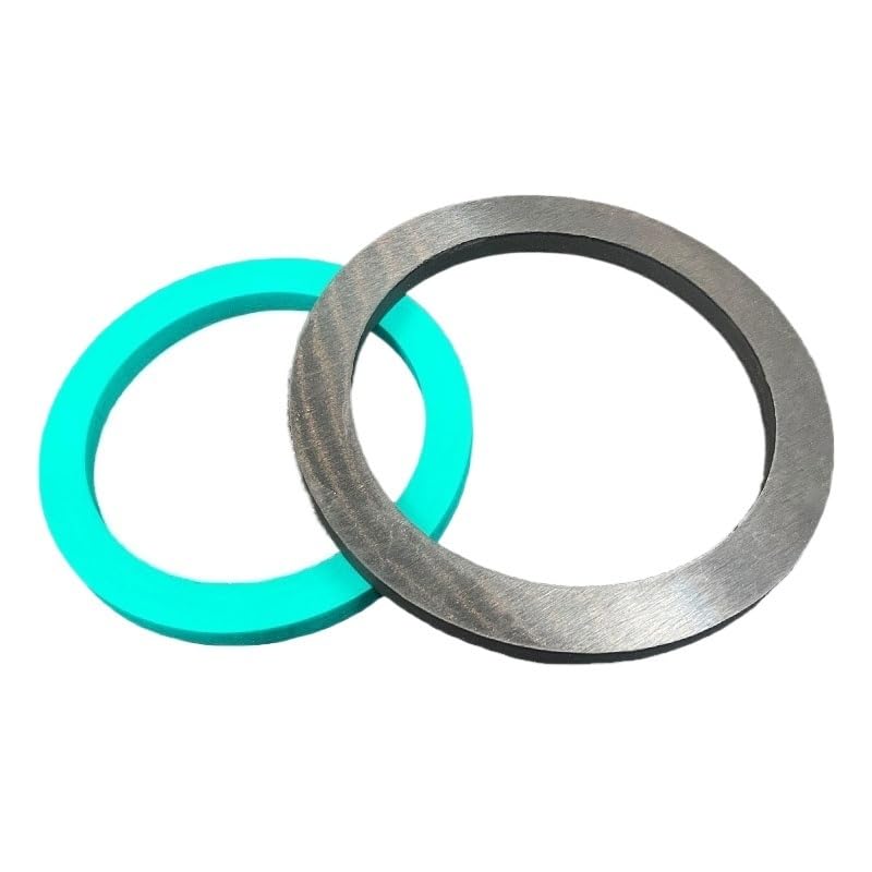 Rubber Washers Assortment Kit, 1Pc * NBR/FKM/EPDM/Slicone Rubber Sealing Strip Gasket Ring Washer for 1/2" 3/4" 1" 1.2" 1.5" 2" 2.5" 3" 4" Stainless Camlock Fitting(Fkm Green,DN80 74x92x6.5mm)