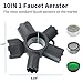 ChangTa 10 in 1 Faucet Aerator Removal Tool Kit,Aerator Key for Sink Faucet Hidden Threaded Aerators with Housing Aerators Tool,Fits M16.5 M18.5 M21.5 M22 M24 M28 TT TF STD TJ Sizes