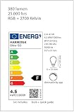 Glow SO Marmitek Smart me - lampa LED Smart WiFi - E14 - 380 lumenów - RGB - 16 milionów kolorów - 4,5 W = 35 W - C31 - żarówka LED - możliwość przyciemniania za pomocą aplikacji - kompatybilna z Alexa, Google Assistant - bez koncentratora