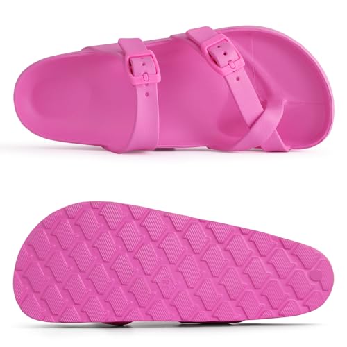 Image of Goosecret Women's Platform Sandals with Arch Support Comfortable Foam Slides Summer Beach Sandals with Adjustable Buckle