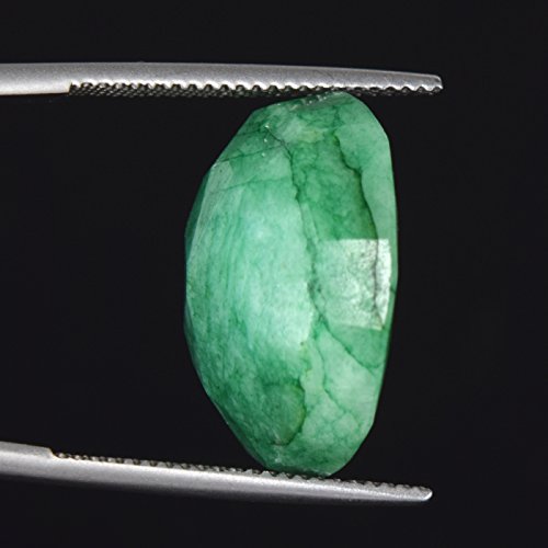 Amazing 20.00 Carat. Oval Cut Green Emerald Gem - EGL Certified Natural Colombian Gemstone for Ring DE-0322