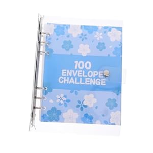 HOMSFOU 1 Set Budgetordner Spar-Challenge