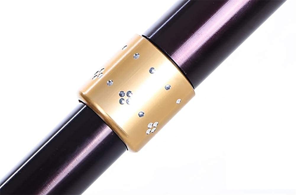 Affidati a Camminare Camminatore per Anziani Rollator Stampelle in Alluminio Torcia a LED per stampelle Pieghevole in Alluminio Multifunzionale Anziani con Illuminazione Sicuro Comodo Anniversario