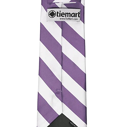 Image of tiemart Men's Striped Tie Standard Length