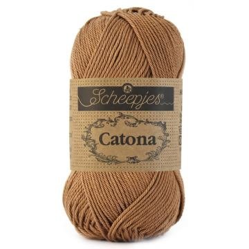 Scheepjes - Scheepjes Catona 503 Hazelnut Yarn - 1x25g