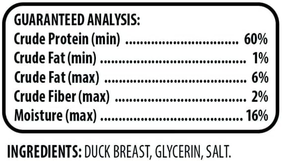 Duck Jerky Premium Treats for Dogs, 32 oz Bag, No Artificial Colors, Flavors, or preservatives, No Corn, Wheat, or Soy