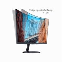 KOORUI Curved Monitor 27 Zoll Full HD VA 144Hz 3000:1 1500R Computer 27N5CA – Ansicht 8