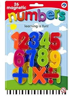 KandyToys 26 Piece Magnetic Numbers - Perfect for Educational Toys, Fridge Magnets and Maths
