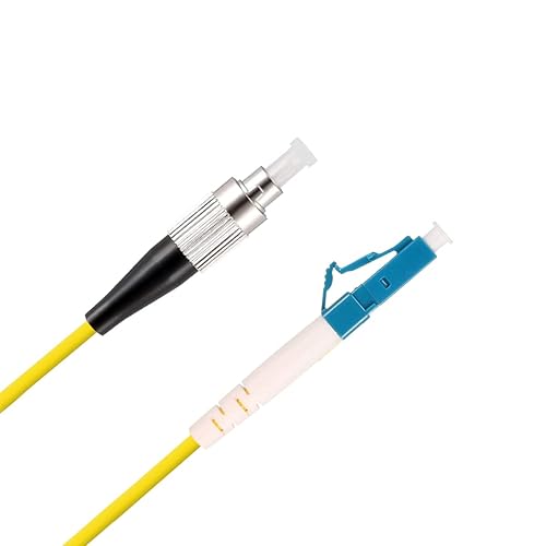 Miniatura 7 de Cable de conexión de fibra óptica LC a FC, 9.8 ft (9.8 pies) LC-FC Cable de fibra de puente simple monomodo - Cable de fibra óptica de modo único