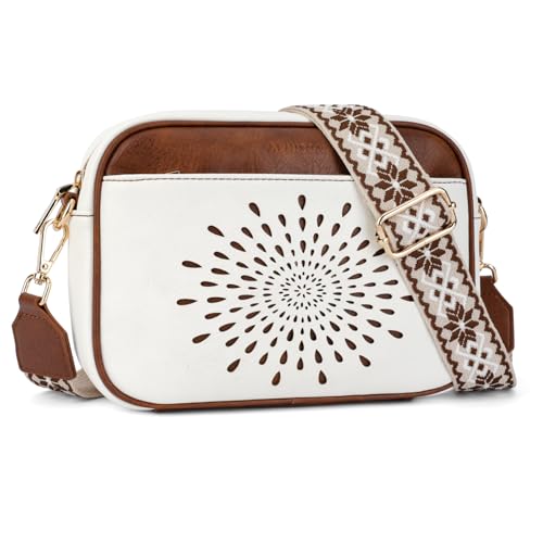 Image of APHISON Crossbody Bags for Women Trendy,Vegan Leather Small Crossbody Purses Shoulder Handbags with Adjustable Strap