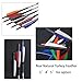 ZSHJGJR 50pcs 3" 4" 5” Shield Cut Archery Fletches Arrow Feathers Turkey Feather Right/Left Wing for DIY Hunting Arrows Accessories (Right Wing, Black, 5 Inch)