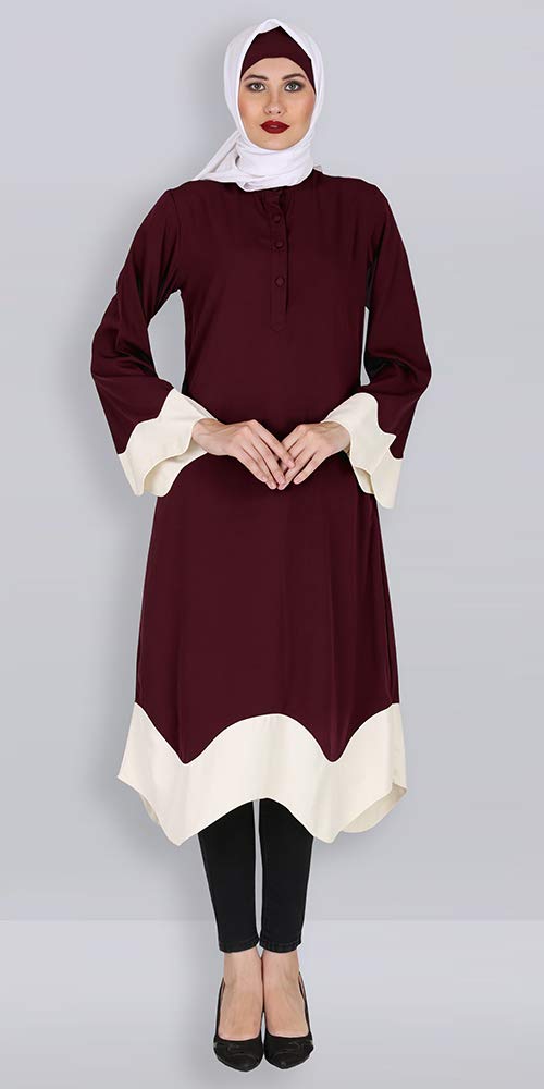 Women's Latest Stunning Arabic Style Muslim Tunic Kurti Dress