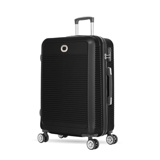 SANTINO, Mala de Viagem Pisa Rígida 360° Santino G - AMZV183G Cor: Preto